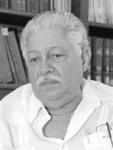 Nabú Henríquez poco antes de morir en el 2006 a los 72 años de edad.