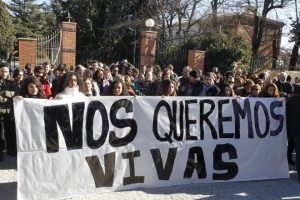 ESPAÑA: Protestan por muerte mujer a manos de dominicano ESPAÑA: Protestan por muerte mujer a manos de dominicano
