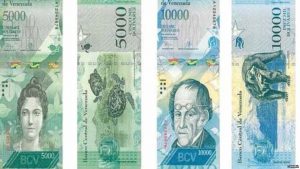 VENEZUELA: Comienzan a circular nuevos billetes