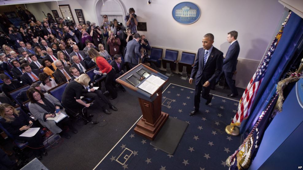 Equipo de Trump piensa mover la prensa de la Casa Blanca imagen