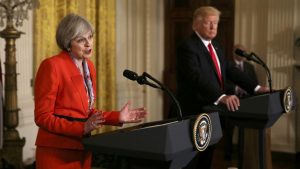 EEUU: Theresa May y Donald Trump reafirman apoyo a la OTAN