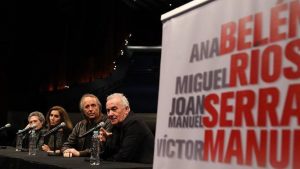 Ana Belén, Víctor Manuel, Ríos y Serrat llaman a la resistencia contra Trump