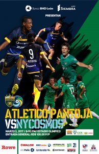 Pantoja y Cosmos disputarán Copa BHD de Fútbol Pantoja y Cosmos disputarán Copa BHD de Fútbol