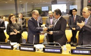 RD entrega a El Salvador presidencia Pro Tempore de CELAC en la ONU RD entrega a El Salvador presidencia Pro Tempore de CELAC en la ONU