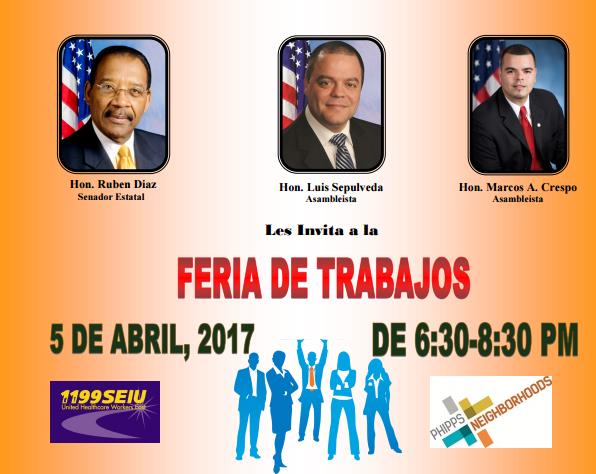 Realizarán feria de empleos para hispanos en condado de El Bronx