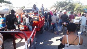 Comerciantes  haitianos protestan por decomiso de productos en Dajabón