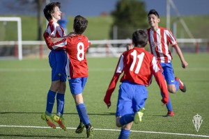 Campamento del Real Sporting por primera vez en el país