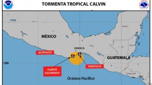 MEXICO: Tormenta Calvin se desvanece tras dejar lluvias y vientos