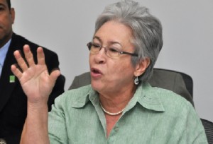 Ministra de Salud, Altagracia Guzmán.