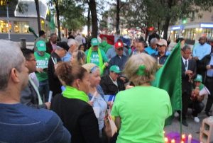 NUEVA YORK: Protestaron contra los crímenes y delincuencia en RD