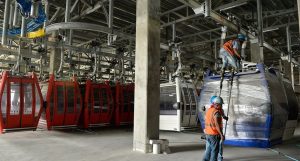 Inician trabajos montaje primer tramo de cable de Teleférico de Santo Domingo