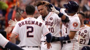 Astros a un paso de ganar la Serie Mundial Astros a un paso de ganar la Serie Mundial