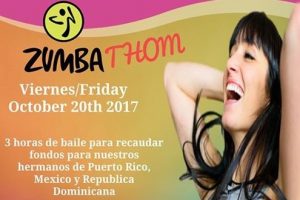 Zumba Thom a beneficio afectados huracán María