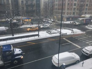 NUEVA YORK amaneció cubierta de nieve; se espera hasta una pulgada NUEVA YORK amaneció cubierta de nieve; se espera hasta una pulgada