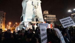 PERU: Protestas y celebraciones en Lima por indulto a Alberto Fujimori