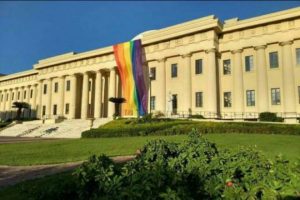 Ministerio Cultura aclara no autorizó bandera LGTB en Palacio de Bellas Artes Ministerio Cultura aclara no autorizó bandera LGTB en Palacio de Bellas Artes