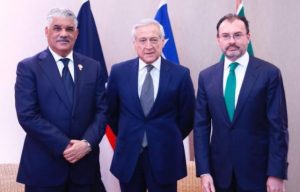 Cancilleres RD, México y Chile pasan balance al diálogo sobre Venezuela
