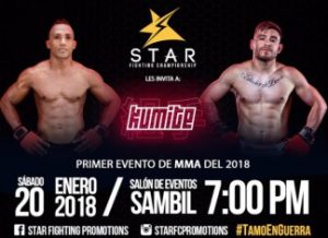 Celebrarán el 20 enero «Kumite 2018» de artes marciales mixtas