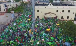 Marcha Verde movilizó masas este domingo en SD, Nueva York y Miami