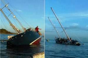 PUERTO PLATA: Rescatan turistas cuyo velero se fue a pique en el Océano