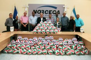 Norceca y empresa Molten donan 450 balones a Fedovoli Norceca y empresa Molten donan 450 balones a Fedovoli