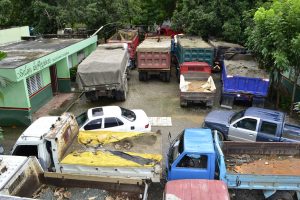 Medio Ambiente mantiene retenidos decenas camiones que extraían arena