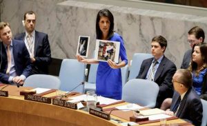 EEUU acusa Siria de otro ataque químico y a Rusia proteger régimen EEUU acusa Siria de otro ataque químico y a Rusia proteger régimen