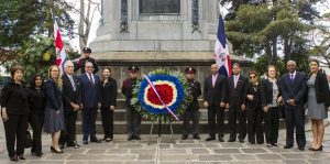 COSTA RICA: Depositan ofrenda floral por Independencia de RD