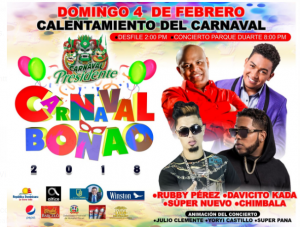 BONAO: Rubby Perez, David Kada, Super Nuevo y Chimbala en el Carnaval