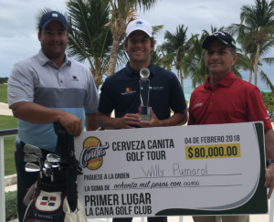 Willy Pumarol gana sexta parada del Tour Canita de Golf