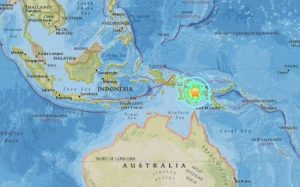 Un terremoto de 7,5 en la escala de Richter sacude Papúa Nueva Guinea