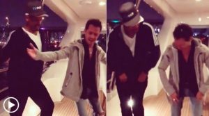 Actor Will Smith toma clase de salsa con Marc Anthony