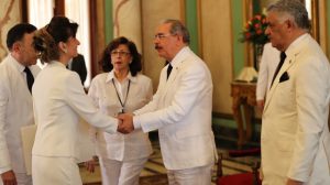 Medina recibe nuevos embajadores de Turquía, Nicaragua y Guinea Medina recibe nuevos embajadores de Turquía, Nicaragua y Guinea