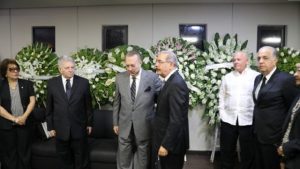 Presidente Danilo Medina da pésame a la familia Selman Hasbún