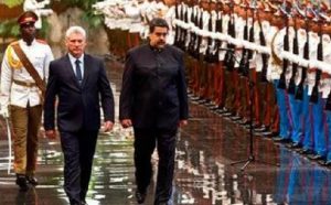 CUBA: En su primera actividad oficial, Díaz-Canel recibió a Maduro