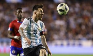Con triplete de Messi, Argentina da goleada a Haità Con triplete de Messi, Argentina da goleada a HaitÃ