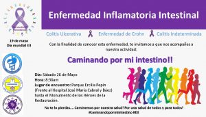 SANTIAGO: Realizarán caminata por mes Enfermedades Intestinales
