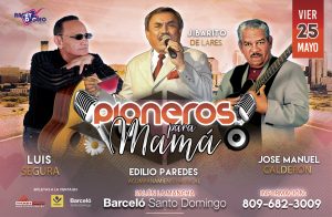 El Jibarito, Luis Segura y José Manuel Calderón cantan a las madres dominicanas