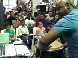 TM MUSIC y Luis Mojica realizan clínicas de percusión