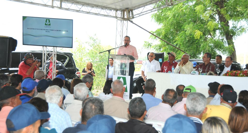 Agricultura lanza registro único de productores a la línea noroeste imagen