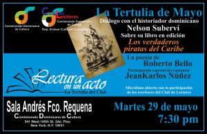 NUEVA YORK: Celebrarán tertulia ‘Lectura en un acto’