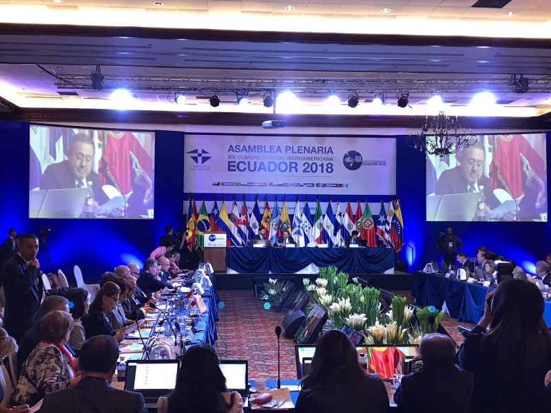 ECUADOR: Poder Judicial RD en comisiones de Cumbre Iberoamericana imagen