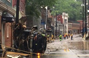 EEUU: Fuertes inundaciones dejan un desaparecido y cuantiosos daños