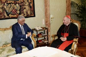 ROMA: Canciller RD se reúne con secretario de Estado del Vaticano ROMA: Canciller RD se reúne con secretario de Estado del Vaticano
