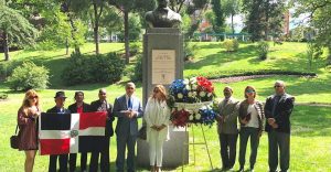 MADRID: Depositan ofrenda floral ante el busto de Juan Pablo Duarte MADRID: Depositan ofrenda floral ante el busto de Juan Pablo Duarte