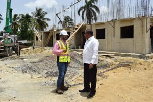 Ministro Deportes destaca avance construcción obras JN