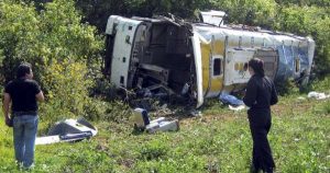 Siete muertos y 28 heridos en un accidente autobús al oeste México Siete muertos y 28 heridos en un accidente autobús al oeste México