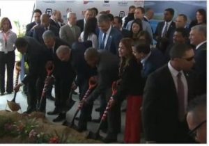 Danilo deja iniciados trabajos Terminal Interurbana Cibao