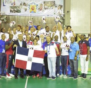 Ministro de Deportes recibe campeonas de voleibol y balonmano Ministro de Deportes recibe campeonas de voleibol y balonmano