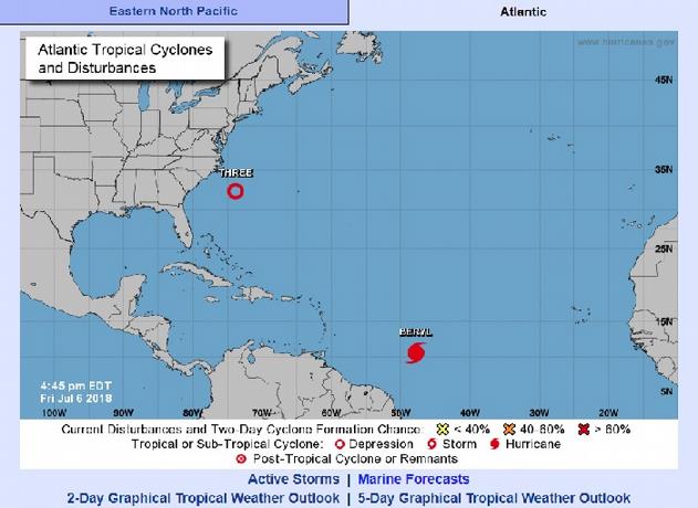 PUERTO RICO: Declaran la situación de emergencia a causa huracán Beryl imagen